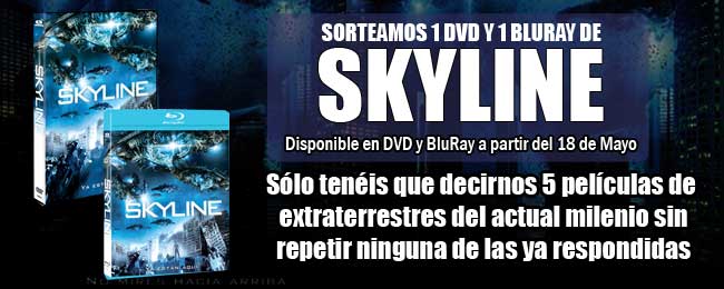 Concurso SkyLine: ¡1 DVD y 1 Bluray de la película!
