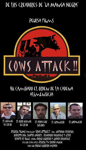 Poster Cows Attack!!