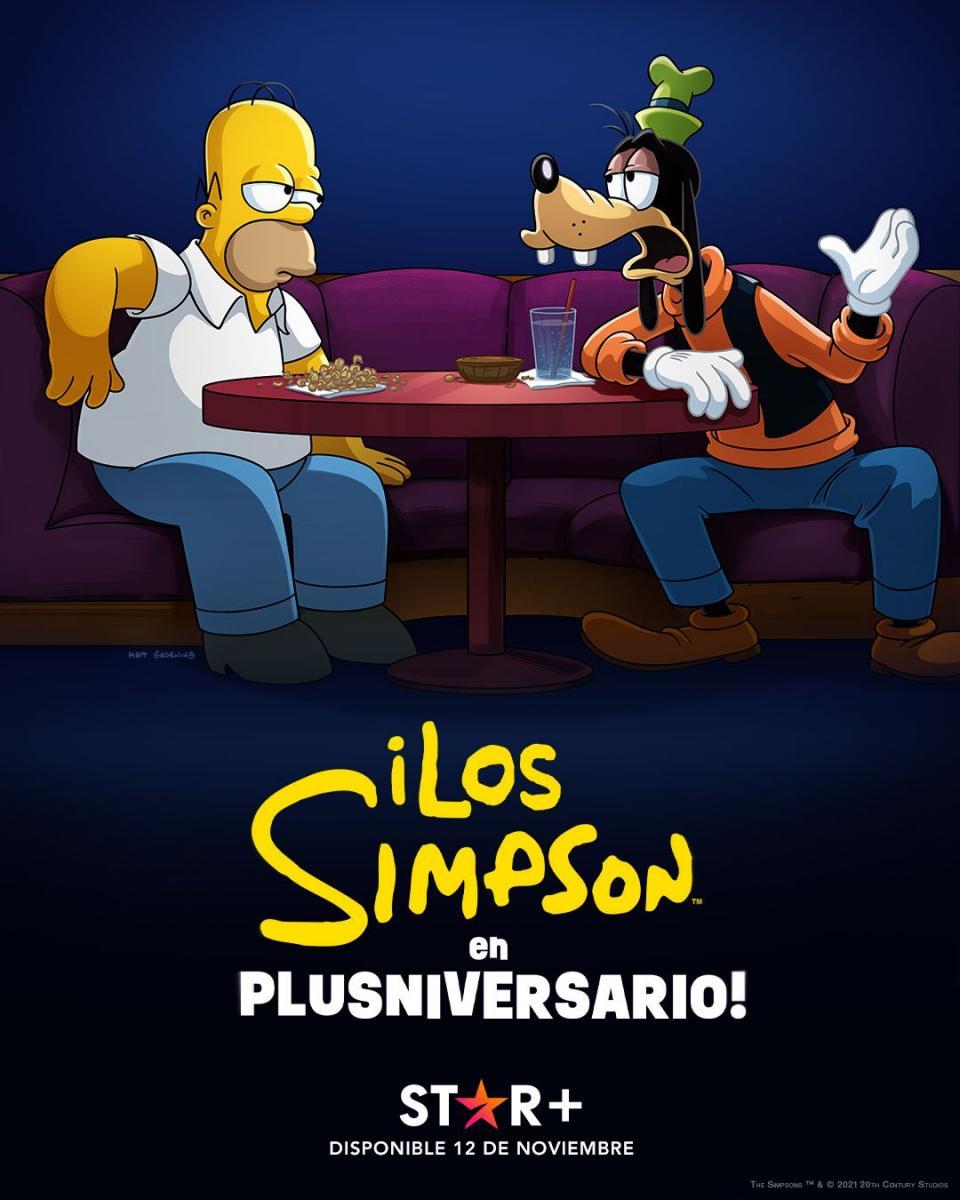 Poster Los Simpson en plusniversario