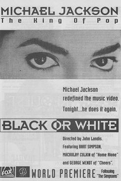 Poster Michael Jackson: Black or White