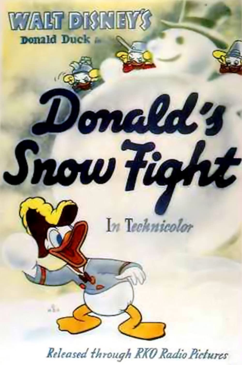 Poster La Pelea de Nieve de Donald / La Batalla de Nieve de Donald