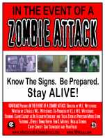 Poster In the Event of a Zombie Attack 