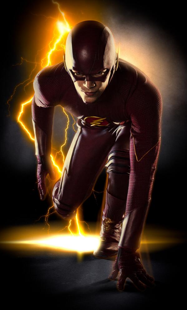 El primer vistazo completo al traje de Flash