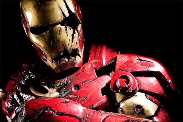 ¿Cómo sería Iron Man si fuera un zombie?