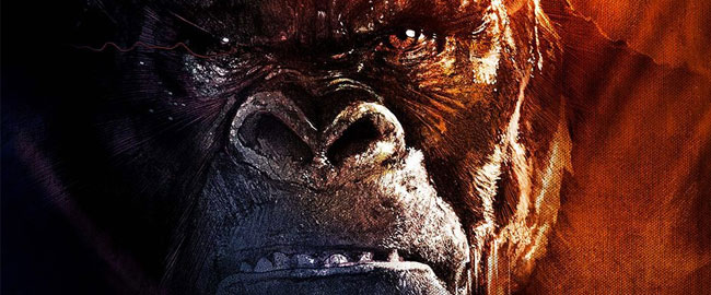 Poster retro de ‘Kong: La Isla Calavera’