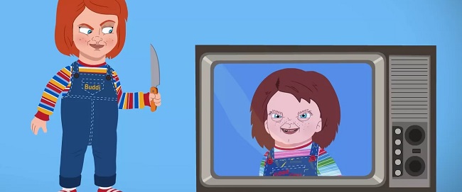 La evolución de Chucky en este video animado
