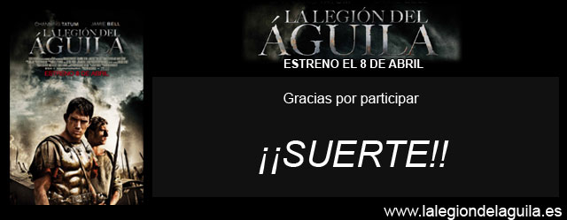 Concurso: 5 entradas dobles para La Legión del Águila