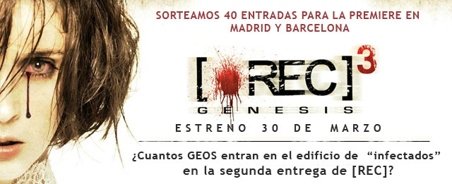 Sorteamos 40 entradas para [REC] 3 Génesis