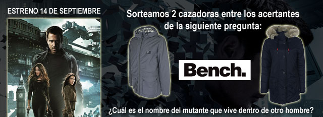 Concurso Total Recall: Sorteamos cazadoras Bench.