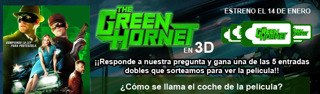 Concurso: 5 entradas dobles para The Green Hornet