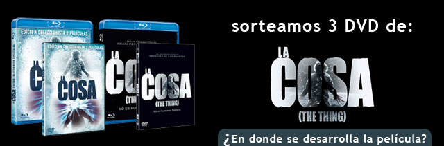 Sorteamos 3 DVDs de ¡La Cosa!