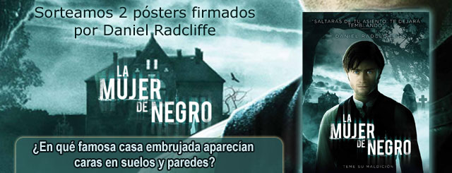 Sorteamos 2 posters firmados por Daniel Radcliffe de La Mujer de Negro