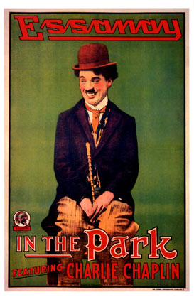 Poster Charlot en el Parque