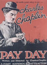 Poster Charlot en - Día de Paga