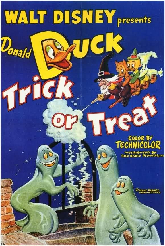 Poster Donald Duck. Truco o Trato (Dulce o Truco)