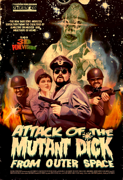 Poster El Ataque del Pene Mutante del Espacio