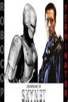 Poster Terminator contra Robocop 2