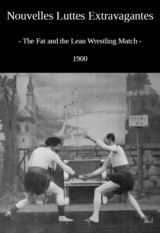 Poster The Fat and the Lean Wrestling Match