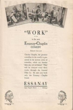 Poster Charlot, Trabajando de Papelista (Charlot, Empapelador / Carlitos Empapelador / Charlot Trabaja)