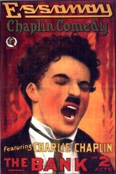 Poster Charlot, Portero de Banco (Charlot y los Atracadores / Charlot, Banquero / Charlot, Detective / Charlot, Ordenanza de Banco / Charlot, Portero)