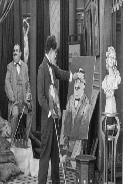 Poster Charlot, Pintor