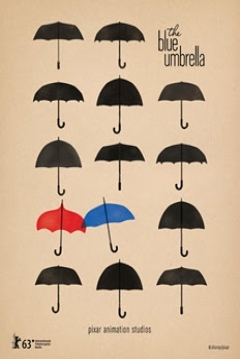 Poster El Paraguas Azul (Azulado)