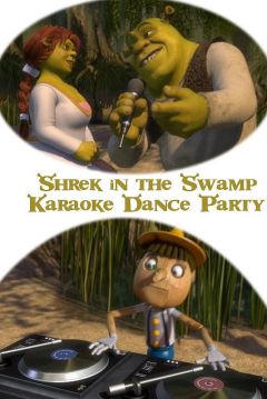 Poster Shrek en el Baile con Karaoke en la Ciénaga