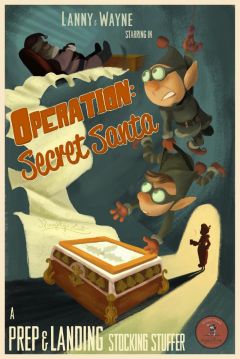 Poster Lanny y Wayne, Los Elfos Navideños en: Operación Santa Secreto (Patrulla de Aterrizaje - Operación: El Secreto de Santa)