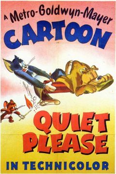 Poster Tom y Jerry: ¡Silencio, por favor!