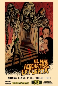 Poster El mal acecha tras la puerta