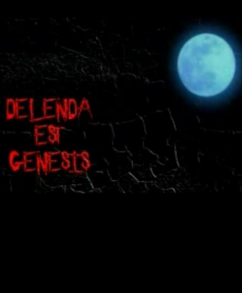 Poster Delenda est Genesis