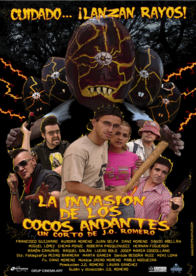 Poster La invasión de los cocos andantes