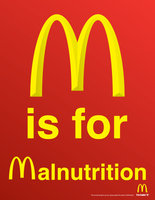 Poster M Is for Malnutrition