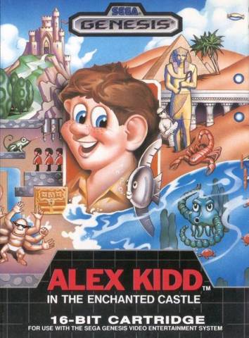 Poster Alex Kidd in the Enchanted Castle 