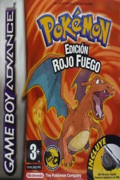 Poster Pokémon Edición Rojo Fuego