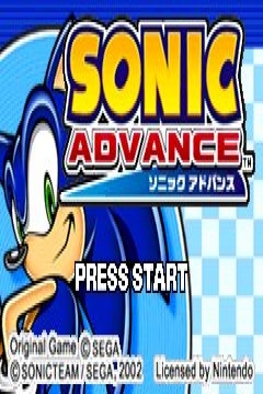 Poster Sonic Advance