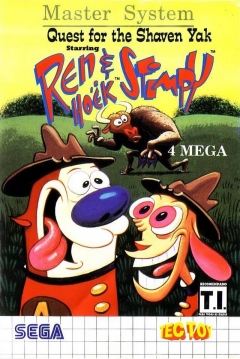 Poster Quest for the Shaven Yak starring Ren Hoëk & Stimpy