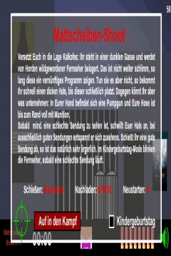 Poster Mattscheiben-Shoot