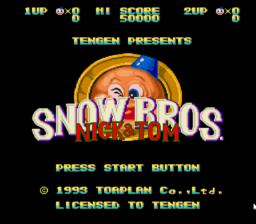 Ficha Snow Bros. (Snow Brothers)