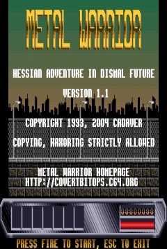 Poster Metal Warrior: Hessian Adventure in Dismal Future
