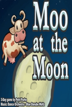 Poster Moo at the Moon
