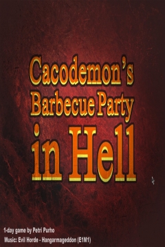 Poster Cacodemon's Barbecue Party in Hell