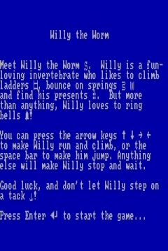 Poster Willy The Worm