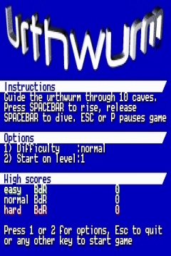 Poster Urthwurm