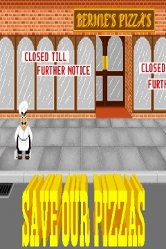 Poster Skunny: Save Our Pizzas!