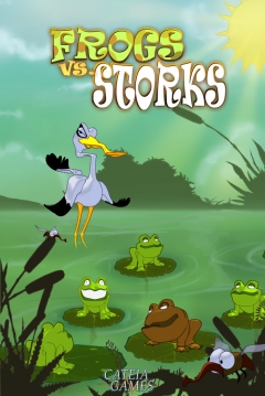 Poster Frogs vs. Storks