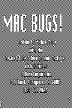 Poster MacBugs!