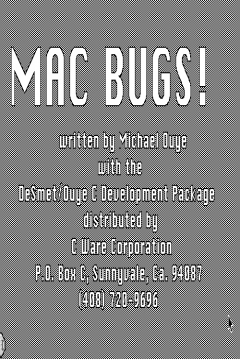 Poster MacBugs!