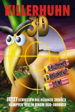 Poster Killerhuhn 3D