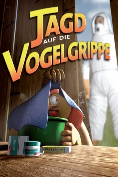 Poster Jagd auf die Vogelgrippe